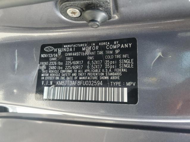 2015 HYUNDAI TUCSON GLS KM8JT3AF8FU032594