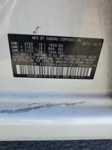 2018 SUBARU IMPREZA PR 4S3GTAB64J3706174