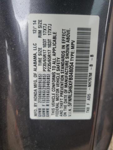 2015 HONDA ODYSSEY EX 5FNRL5H6XFB048054