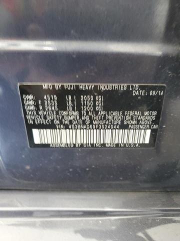 2015 SUBARU LEGACY 2.5 4S3BNAD69F3024044