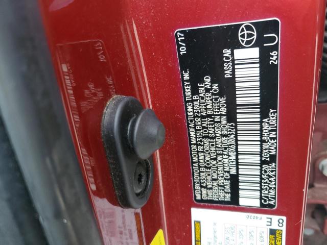 2018 TOYOTA C-HR XLE NMTKHMBX6JR043273