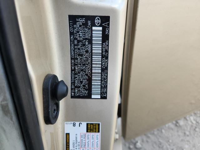 2011 TOYOTA PRIUS - JTDKN3DU8B0324888