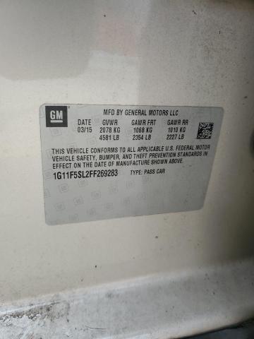 2015 CHEVROLET MALIBU LTZ 1G11F5SL2FF269283