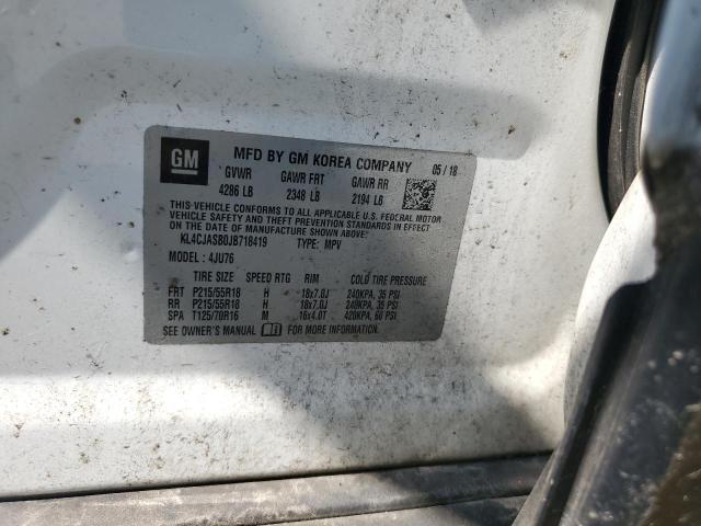 2018 BUICK ENCORE PRE KL4CJASB0JB718419