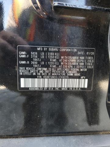 2020 SUBARU OUTBACK LIMITED XT 4S4BTGND0L3169275