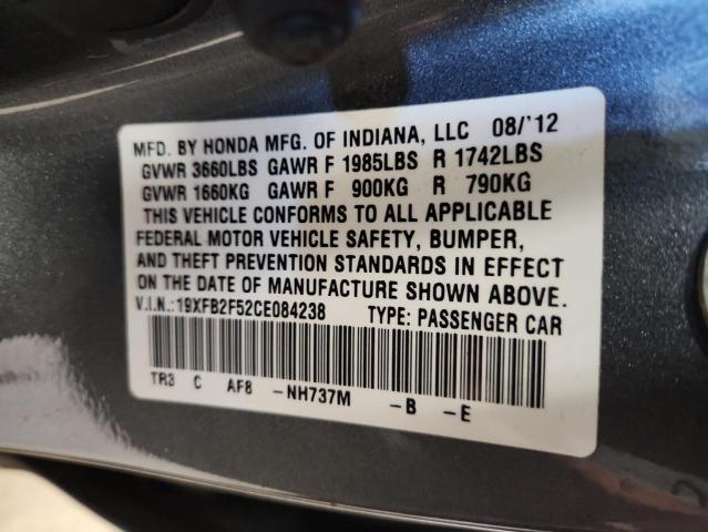 2012 HONDA CIVIC LX - 19XFB2F52CE084238
