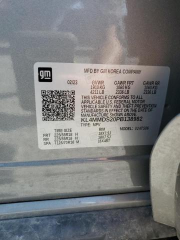 2023 BUICK ENCORE GX SELECT KL4MMDS20PB138982