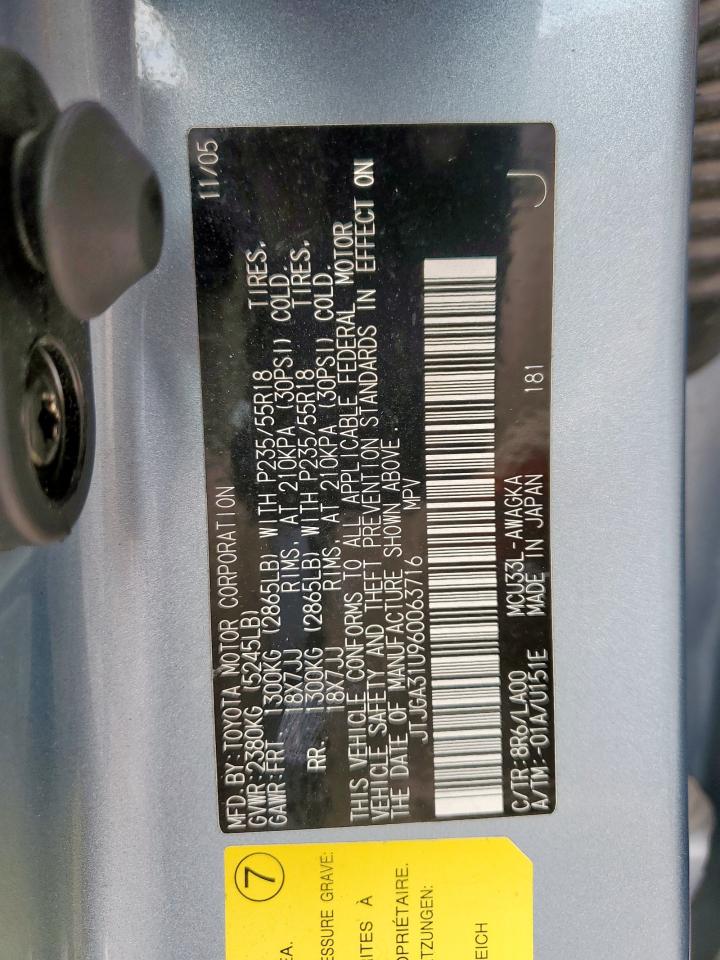 Lot #3279868275 2006 LEXUS RX 330