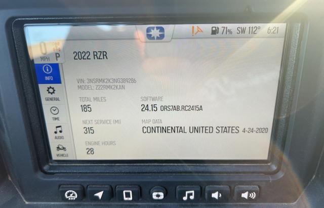 2022 POLARIS RZR PRO R - 3NSRMK2K3NG389286