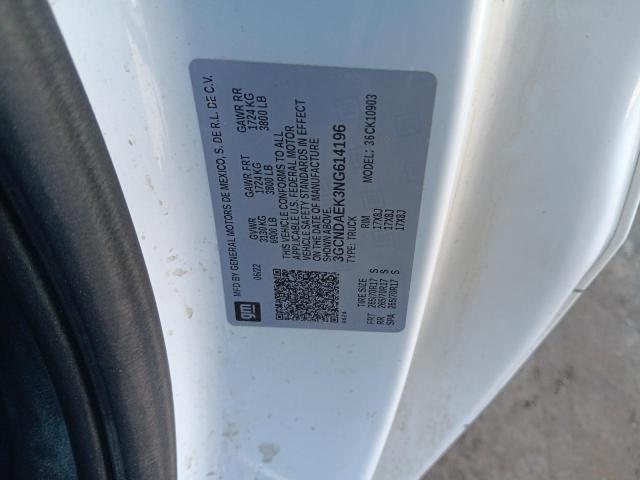 2022 CHEVROLET SILVERADO K1500 3GCNDAEK3NG614196