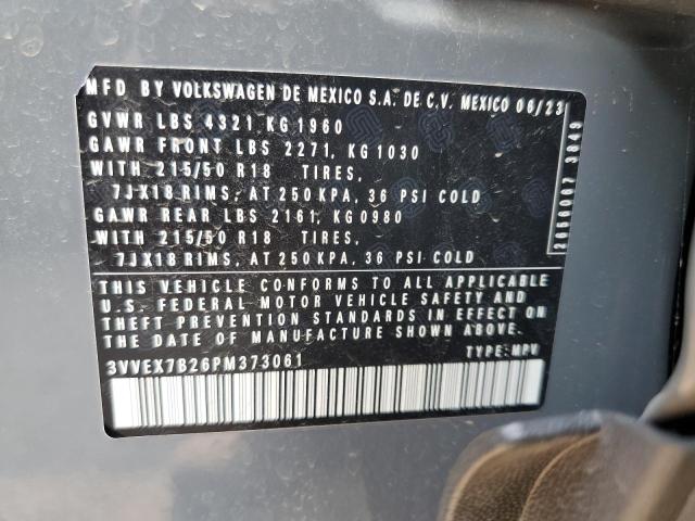 2023 VOLKSWAGEN TAOS SE 3VVEX7B26PM373061
