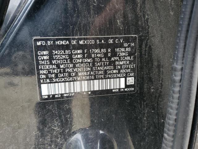 2015 HONDA FIT EX 3HGGK5G87FM740816