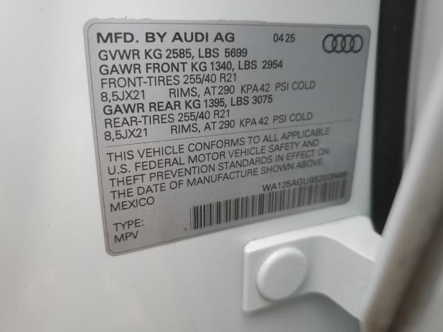 2025 AUDI SQ5 PREMIU - WA125AGU6S2028489