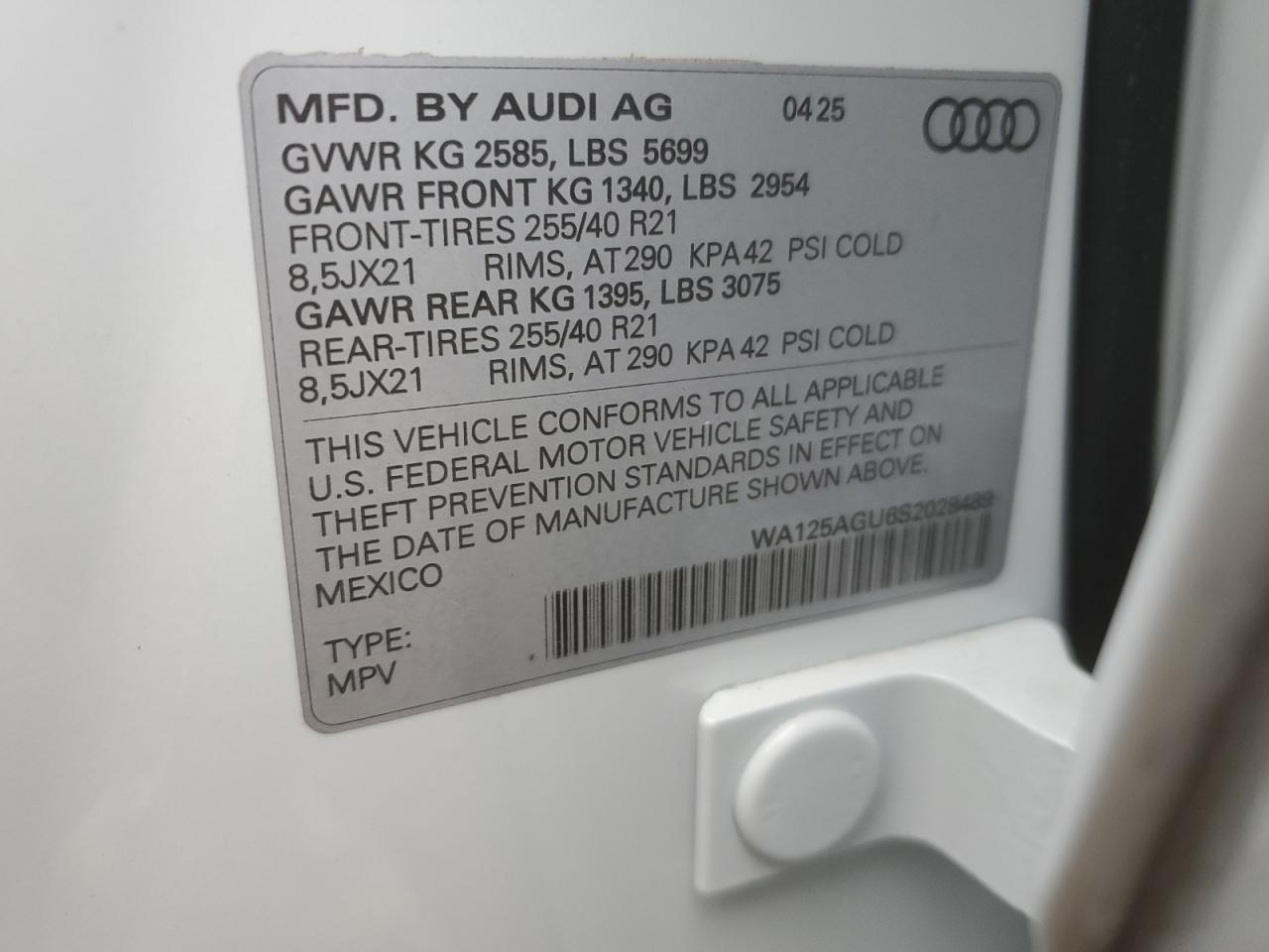 AUDI SQ5 PREMIUM PLUS
