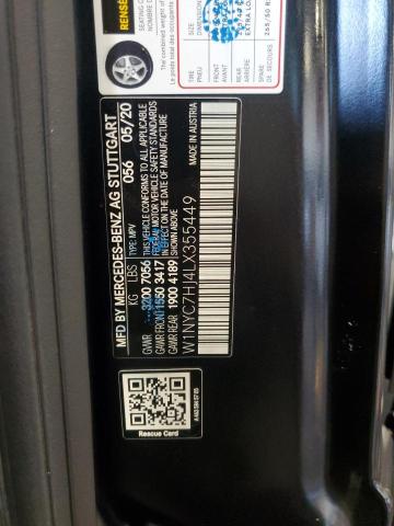 2020 MERCEDES-BENZ G 63 AMG W1NYC7HJ4LX355449