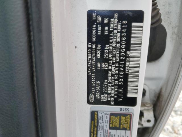2016 KIA OPTIMA SXL 5XXGV4L20GG063418