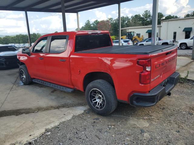 CHEVROLET SILVERADO 2021 red  gas 1GCPWAEF8MZ168261 photo #3
