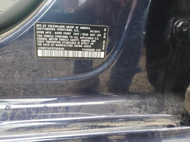 2015 VOLKSWAGEN PASSAT SE - 1VWBV7A37FC030080