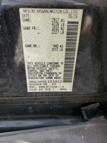 2016 NISSAN ALTIMA 2.5 - 1N4AL3AP2GC225012