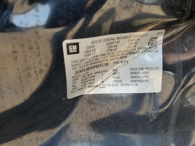 2015 CHEVROLET EQUINOX LT 2GNFLHE39F6233708