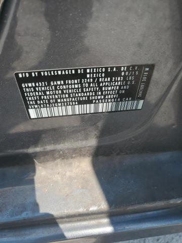 2016 VOLKSWAGEN JETTA SEL 3VWL07AJ2GM227594