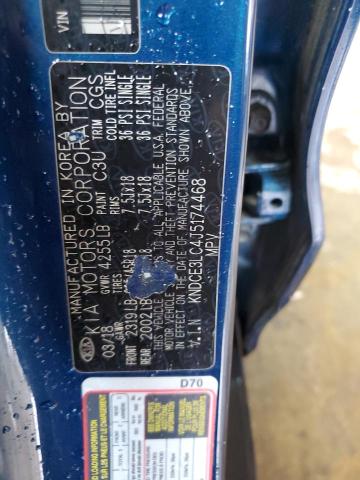 2018 KIA NIRO TOURI KNDCE3LC4J5174468