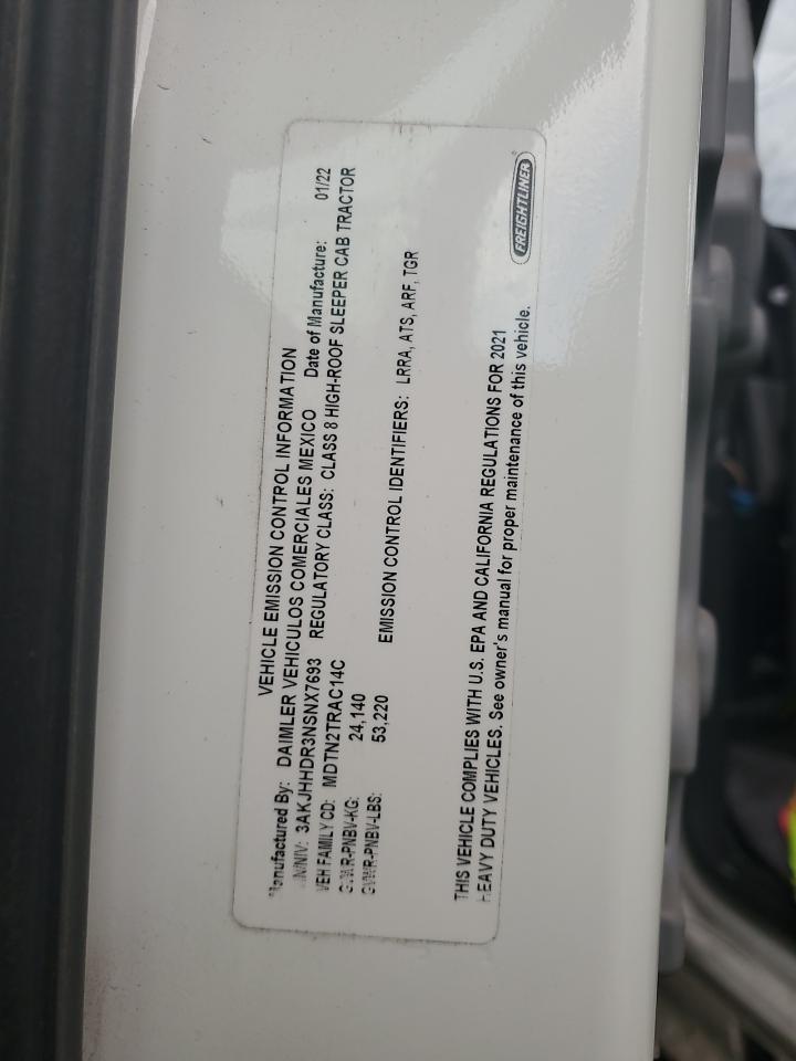 Lot #3259189979 2022 FREIGHTLINER CASCADIA 1