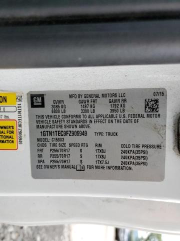 2015 GMC SIERRA C15 1GTN1TEC9FZ906949