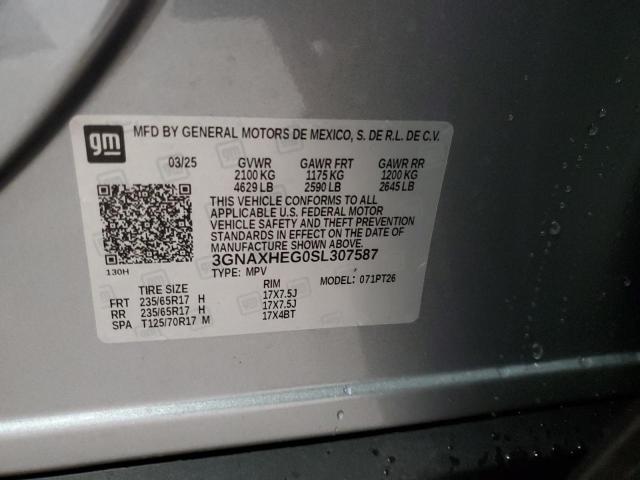 2025 CHEVROLET EQUINOX LT - 3GNAXHEG0SL307587