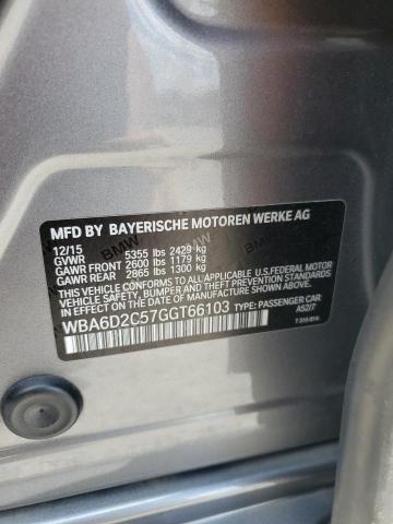 2016 BMW 640 XI GRA WBA6D2C57GGT66103