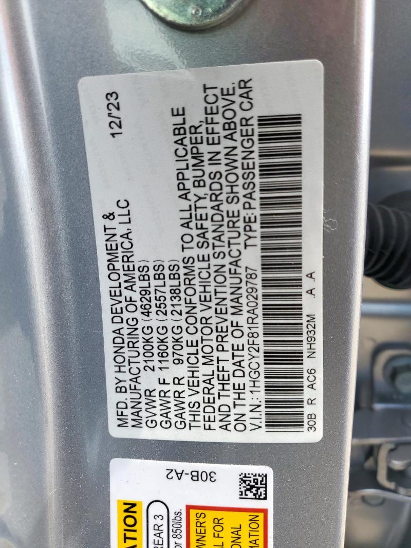 2024 HONDA ACCORD TOU 1HGCY2F81RA029787