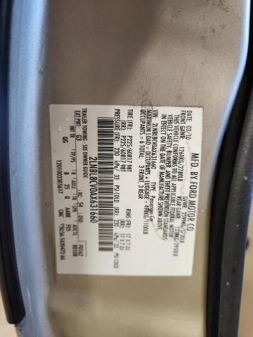 2010 LINCOLN TOWN CAR S - 2LNBL8CV0AX631660