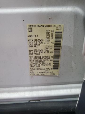 2016 NISSAN MURANO S 5N1AZ2MH2GN157933
