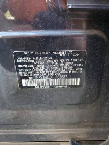 2015 SUBARU FORESTER 2 JF2SJAHC0FH483687