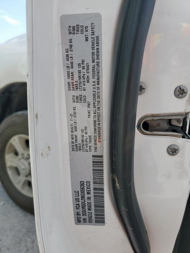 2021 RAM 2500 BIG H 3C6UR5DL2MG656363