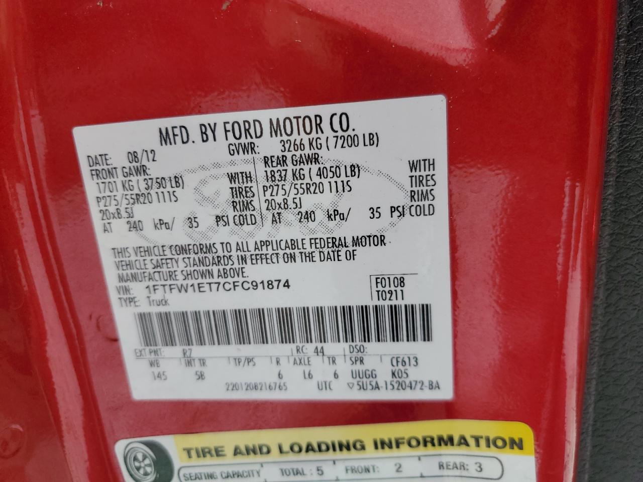 FORD F-150 SUPERCREW