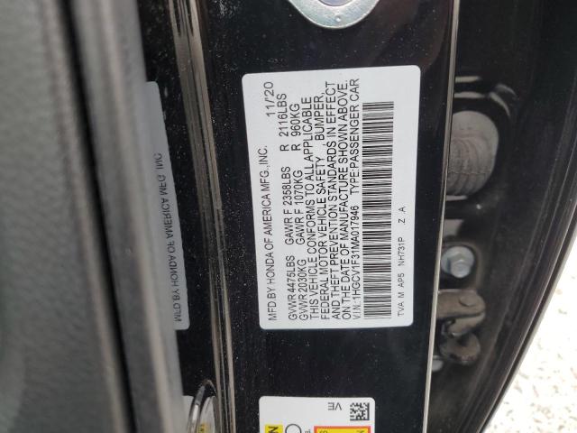 2021 HONDA ACCORD SPO 1HGCV1F31MA017946