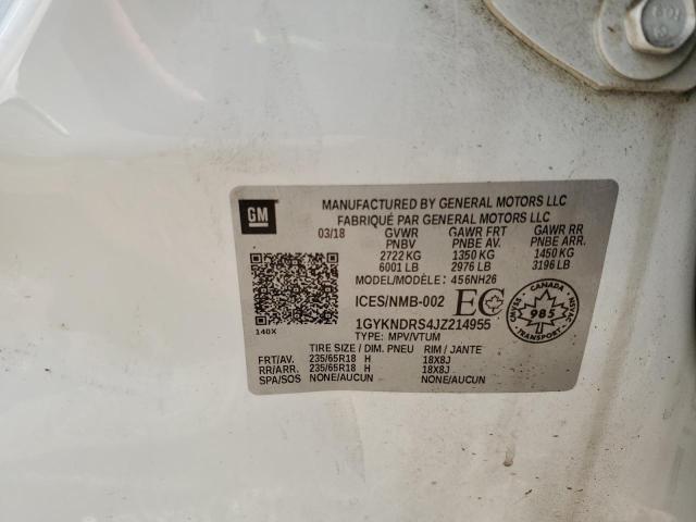 2018 CADILLAC XT5 LUXURY - 1GYKNDRS4JZ214955