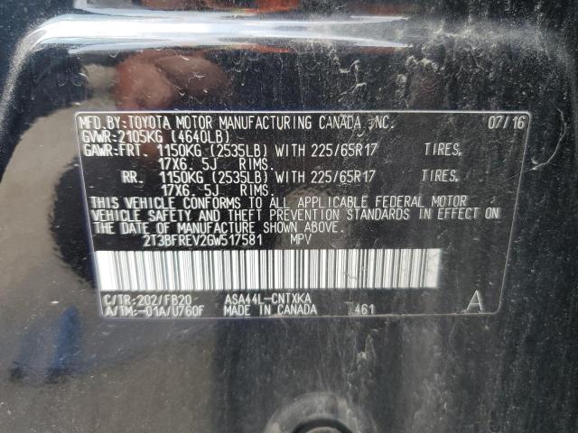 2016 TOYOTA RAV4 LE 2T3BFREV2GW517581