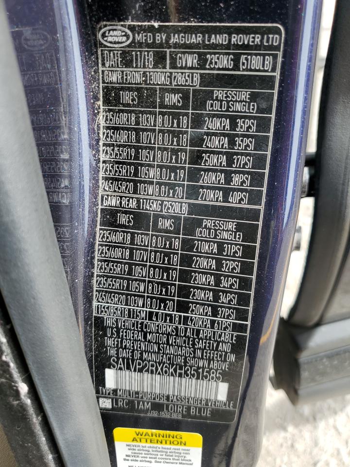 LAND ROVER RANGE ROVER SE