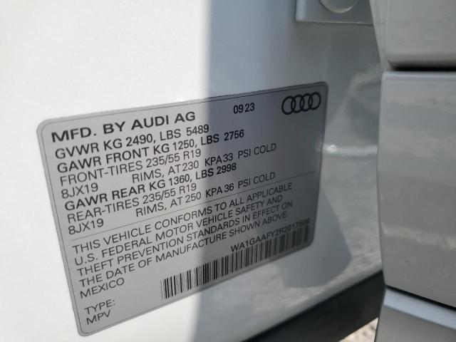 2024 AUDI Q5 PREMIUM 45 WA1GAAFY2R2017506