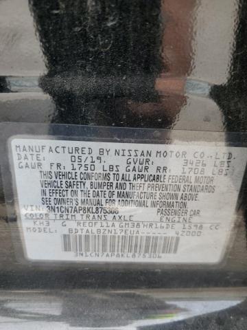 2019 NISSAN VERSA S - 3N1CN7AP8KL875306