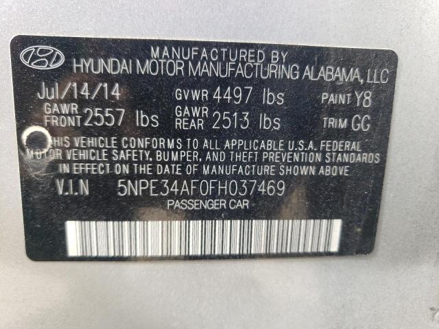 2015 HYUNDAI SONATA SPO 5NPE34AF0FH037469