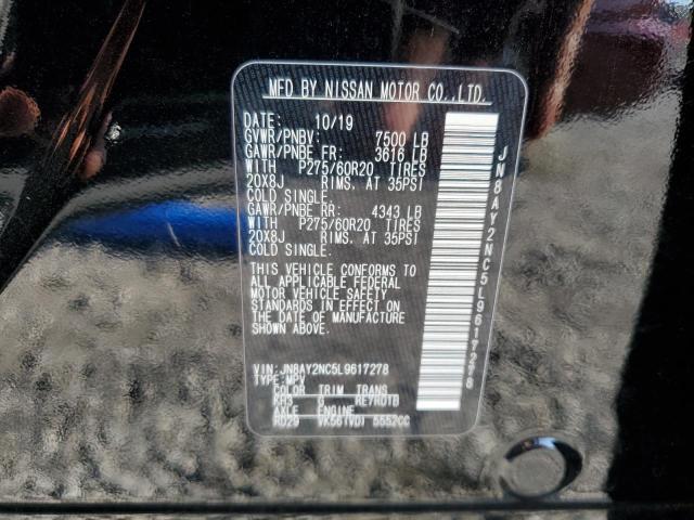 2020 NISSAN ARMADA SV JN8AY2NC5L9617278