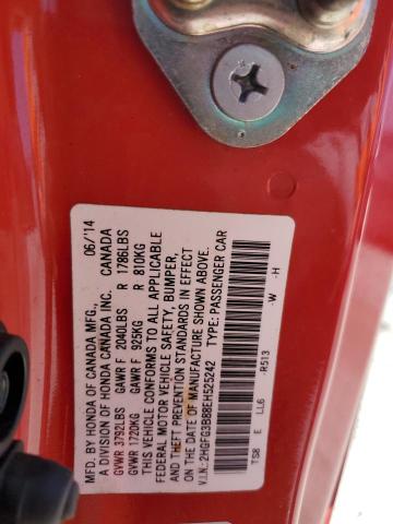 2014 HONDA CIVIC EX - 2HGFG3B88EH525242