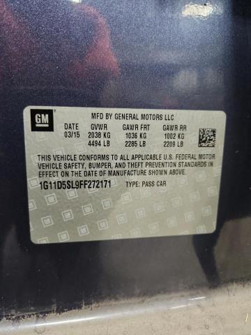 2015 CHEVROLET MALIBU 2LT - 1G11D5SL9FF272171