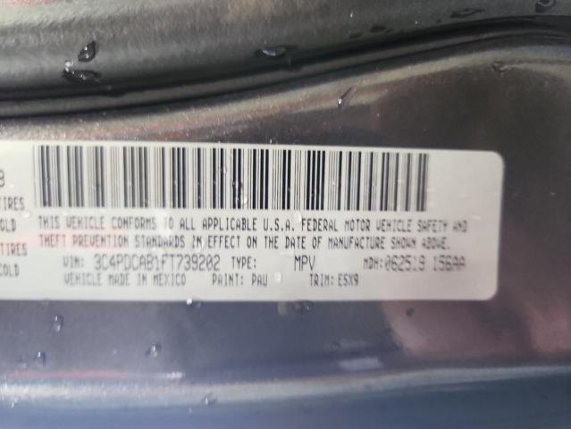 2015 DODGE JOURNEY SE 3C4PDCAB1FT739202