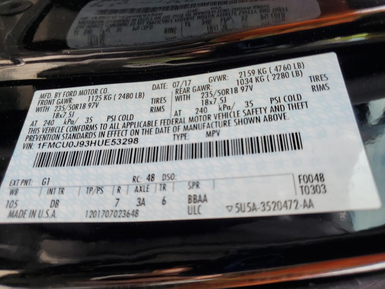 FORD ESCAPE TITANIUM