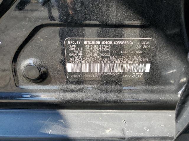 2021 MITSUBISHI OUTLANDER JA4ARUAU6MU030941