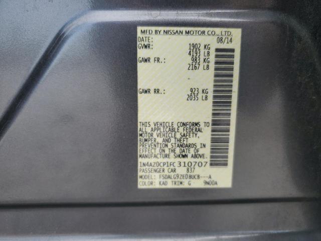 2015 NISSAN LEAF S - 1N4AZ0CP1FC310707